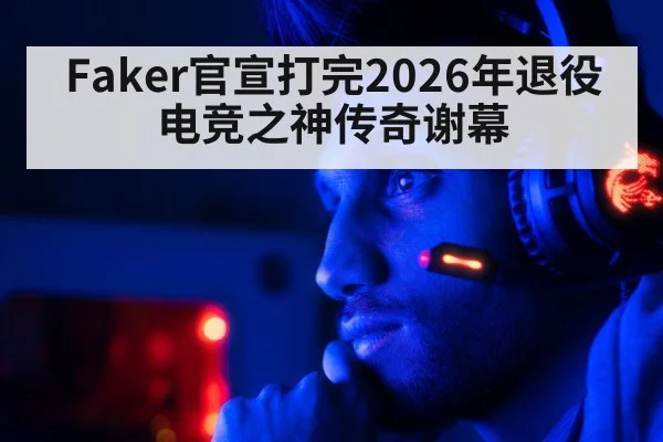 Faker官宣打完2026年退役 电竞之神传奇谢幕